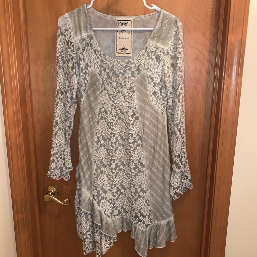 Vintage Concept Lace Dress
